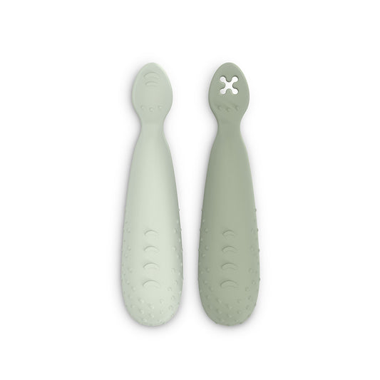 Set 2 Precucchiai Silicone Verde