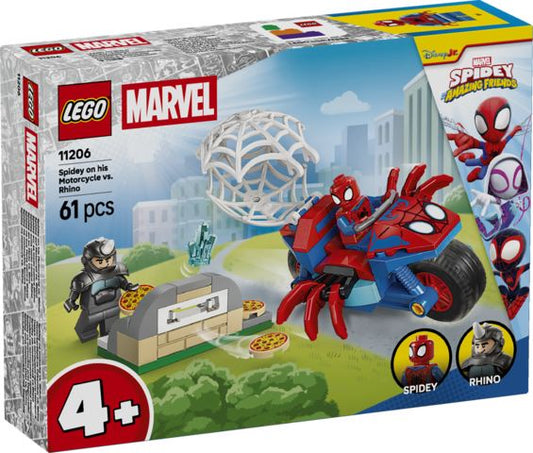 Spidey Sulla Moto Contro Rhino