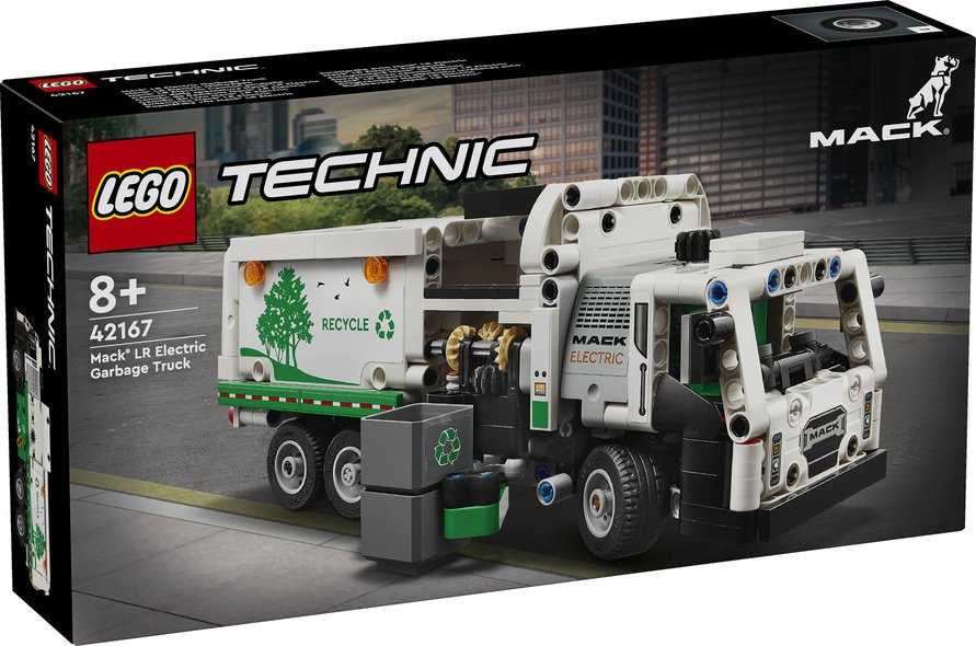 Camion della Spazzatura Mack Lr Electric