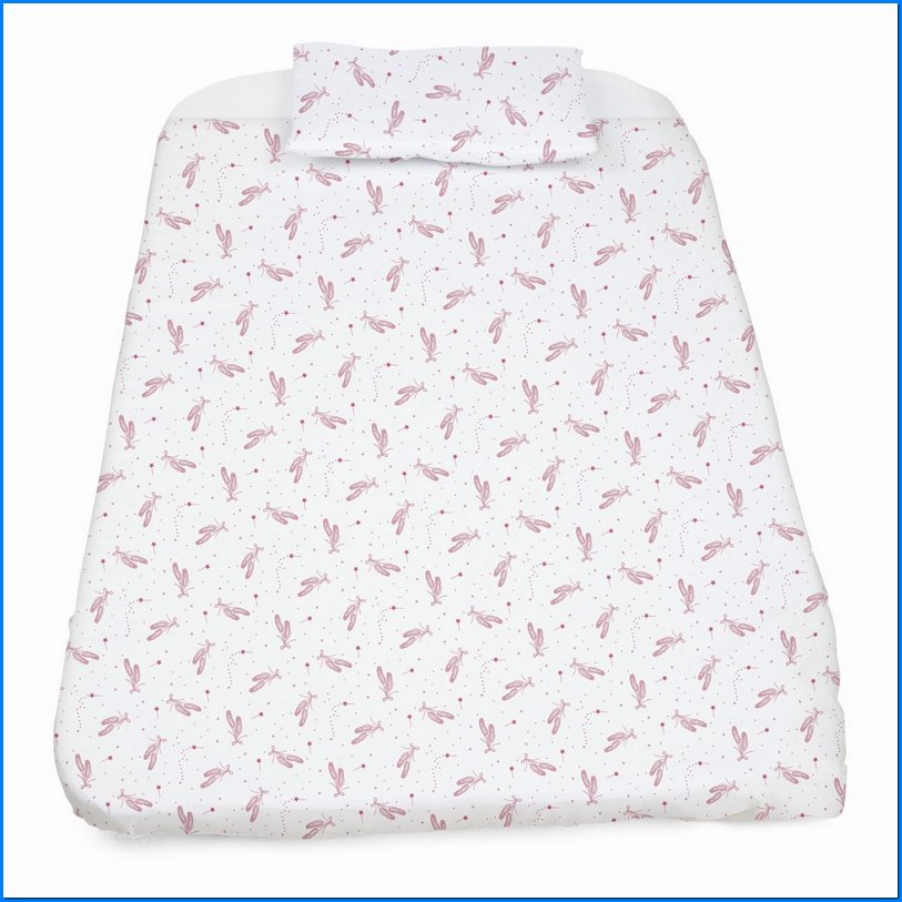 Set Lenzuola Culla 3P N2M Forever Pink B