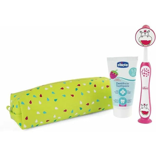 Set Primi Dentini 3Y+ Hippo
