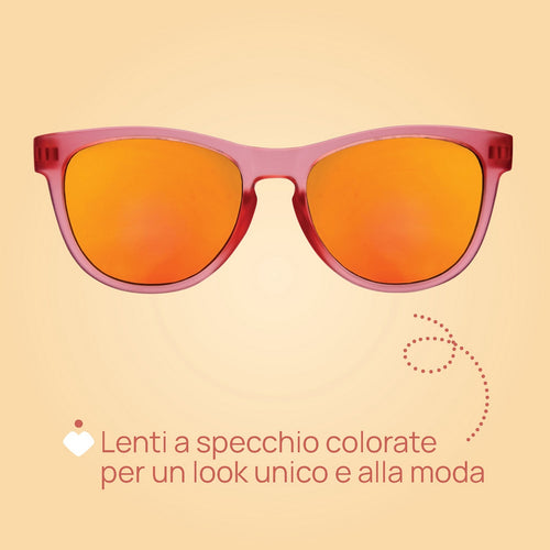 Occhiale 24M+ Rosa Lenti a Specchio