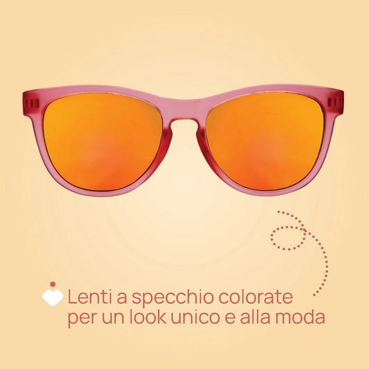 Occhiale 24M+ Rosa Lenti a Specchio