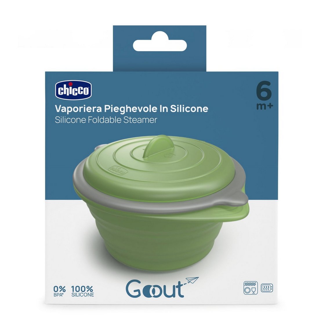 Vaporiera Collassabile in Silicone