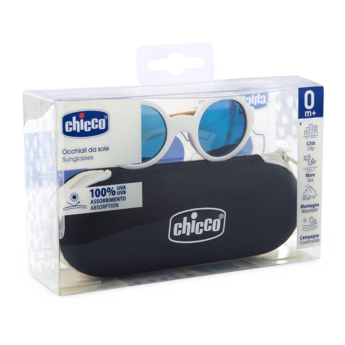 Occhiale 0M+ Crema Lenti a Specchio