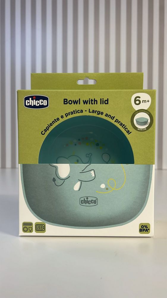 Ciotolina con Coperchio 6M+ Azzurro