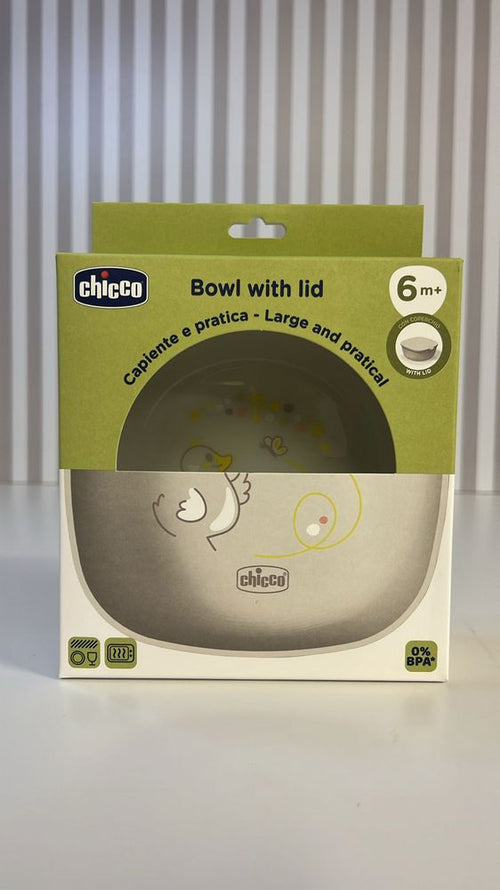 Ciotolina con Coperchio 6M+ Grigio