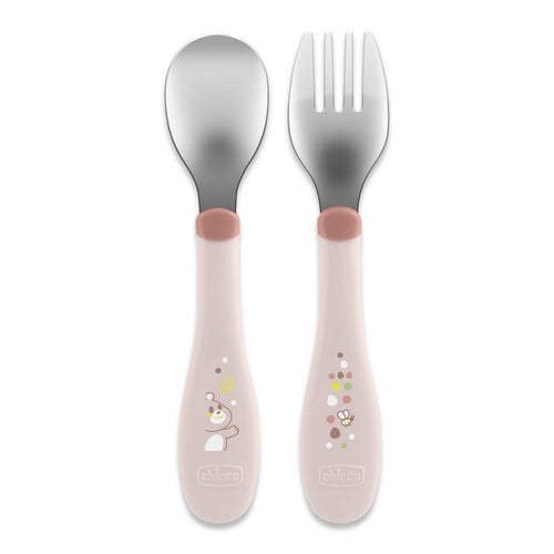 Posate Inox 18M+ Rosa