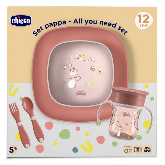 Set Pappa 12M+ Rosa