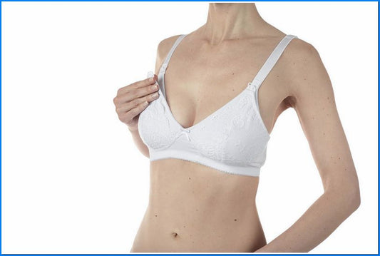 Reggiseno Cotone 4D Allattamento Bianco