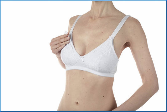 Reggiseno Cotone Allattamento Bianco 6D