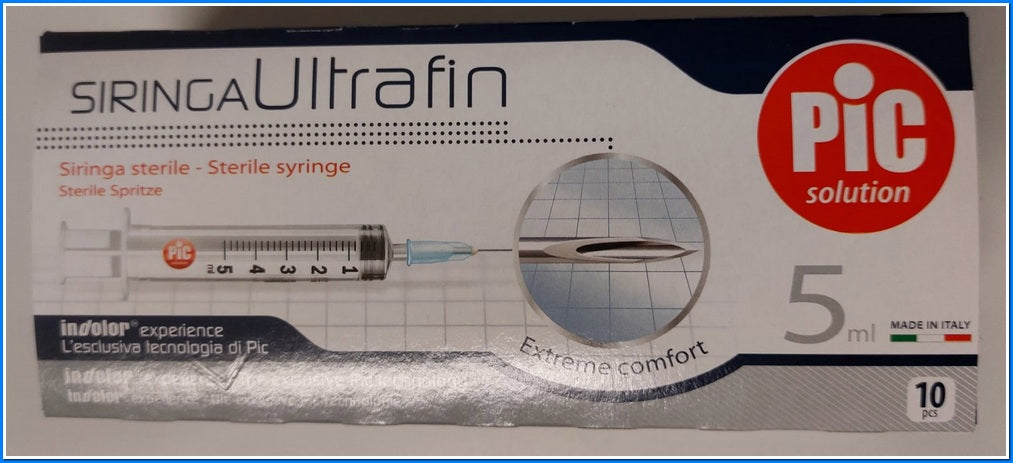Siringa Pz. 10 Ultrafin 5ML Ago 23X1 1-4