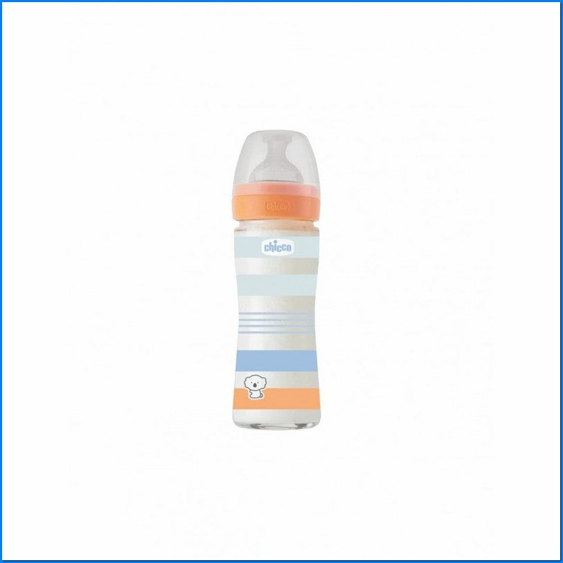 Biberon Wb Vetro Orange Boy 240LENTO Sil