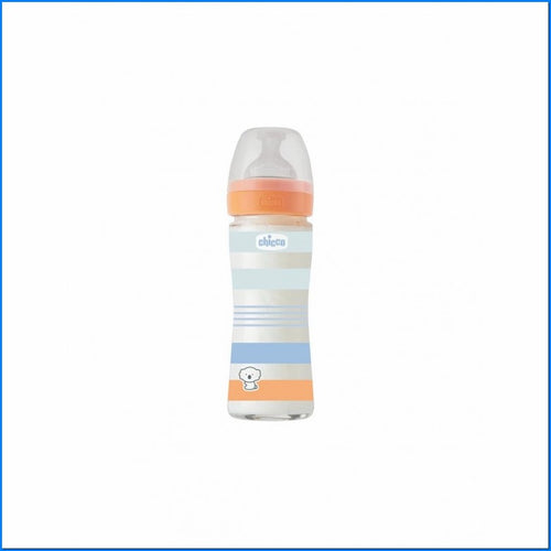 Biberon Wb Vetro Orange Boy 240LENTO Sil