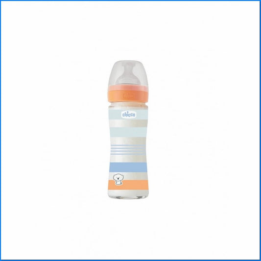 Biberon Wb Vetro Orange Boy 240LENTO Sil