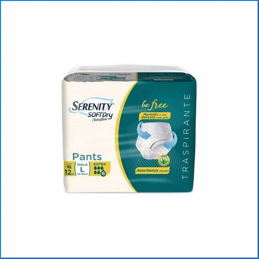 Pants Sensitive Be Free Extra L 12 Pz