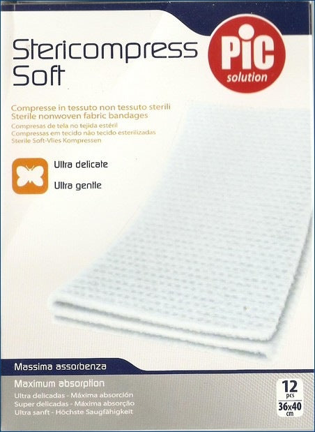 12 Garze Stericompress Soft Xl CM36X40