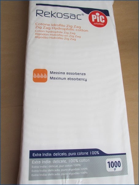 Rekosac Cotone Idrofilo Zig Zag 1000GR