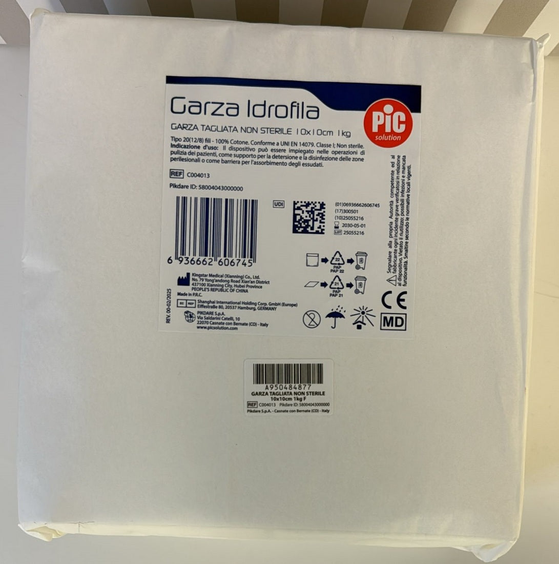 Garza Tagliata Non Sterile 10X10CM 1KG F