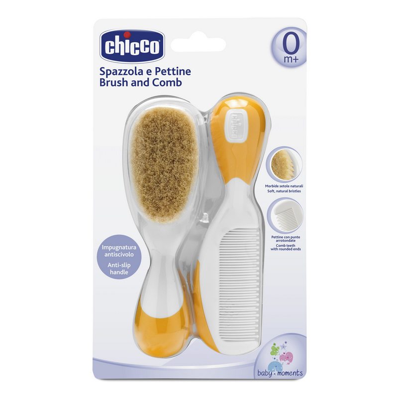 Spazzola e Pettine Arancio
