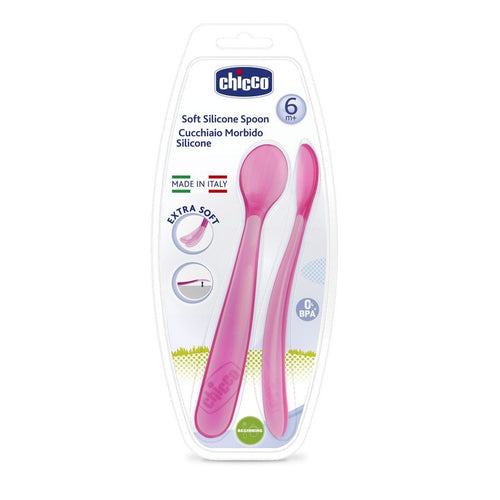 Cucchiaio Silicone Femminile Bi-pack 6M+