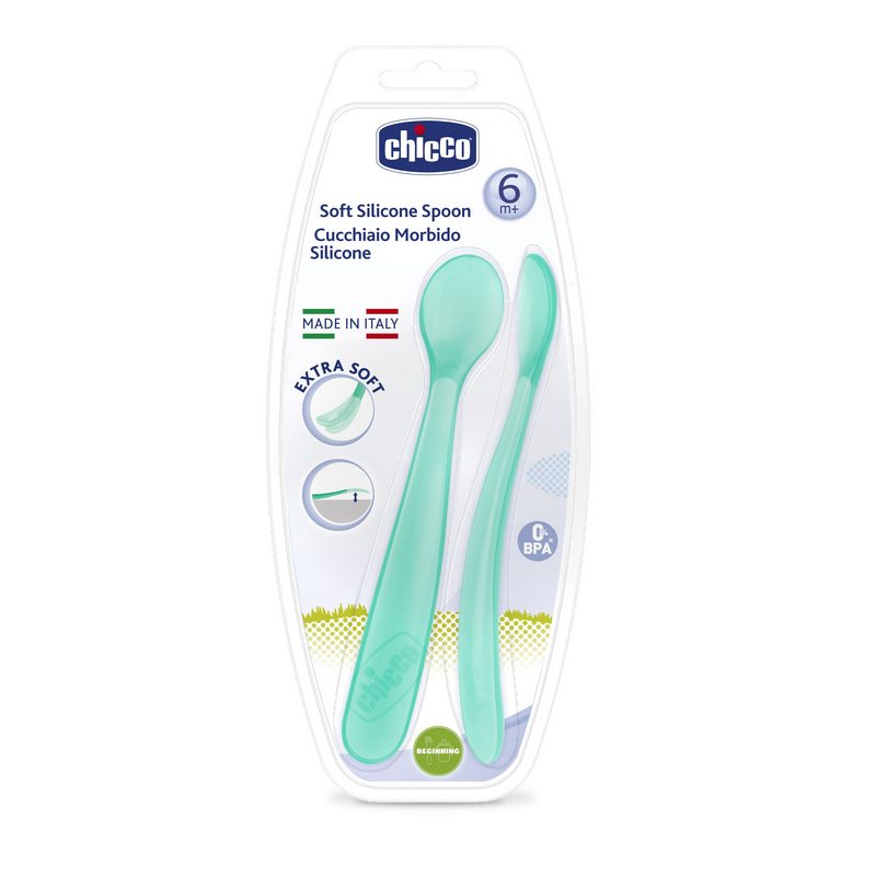 Cucchiaio Silicone Maschile Bi-pack 6M+