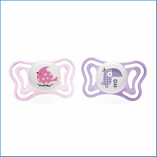 Succhiettophysio Light Girl 2-6M Sil 2 P