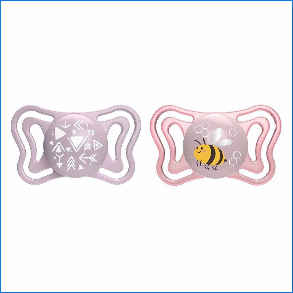 Succhietto Light Rosa Sil 2-6M 2PCS Ac