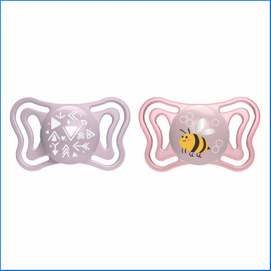 Succhietto Light Rosa Sil 2-6M 2PCS Ac