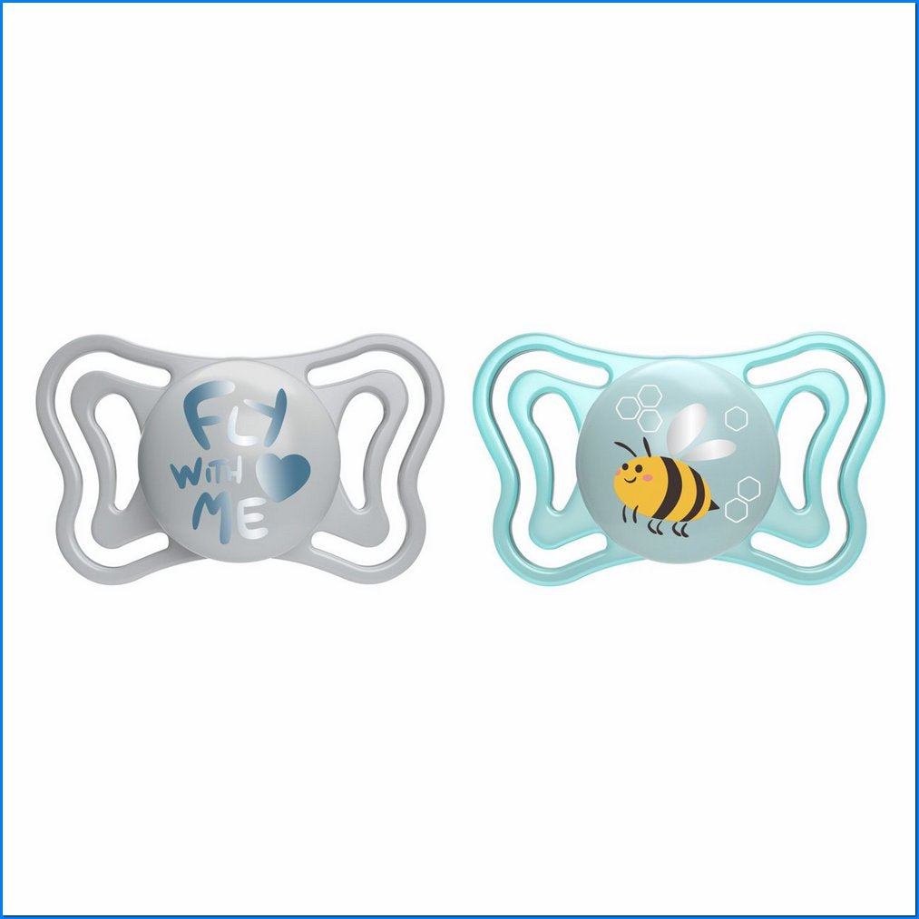 Succhietto Light Azzur Sil 2-6M 2PCS Ac