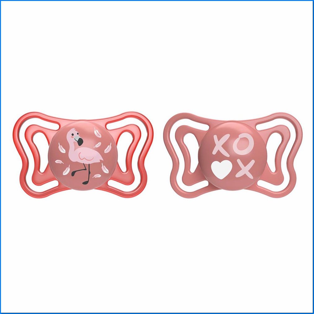Succhietto Light Rosa Sil 6-16M 2PCS Ac