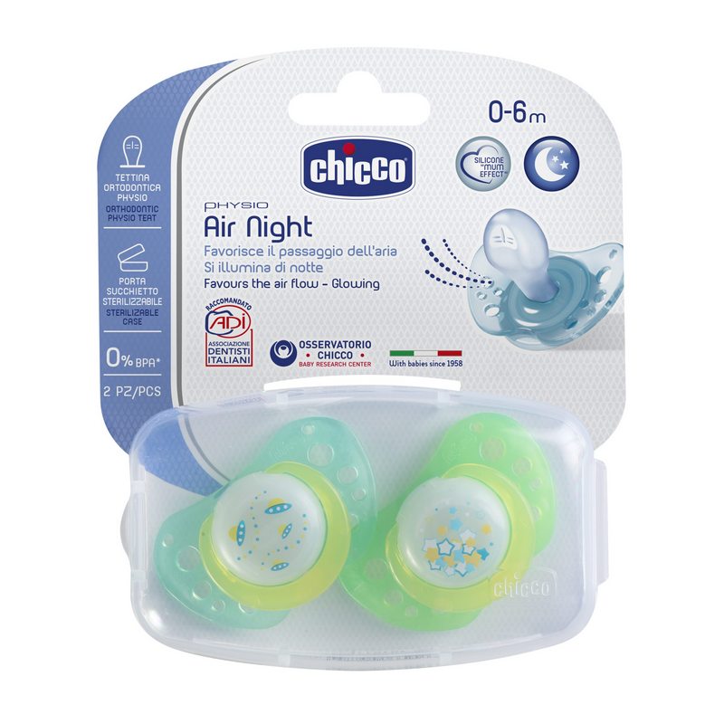 Succhietto Air Lumi Sil 0-6M 2PCS C