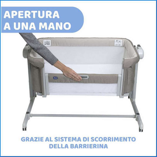 Culla Cosleep. NEXT2ME Magic Evo D.taupe