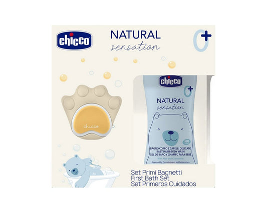 Gift Dos.spugna+cap.e Corp Natsens 200ML