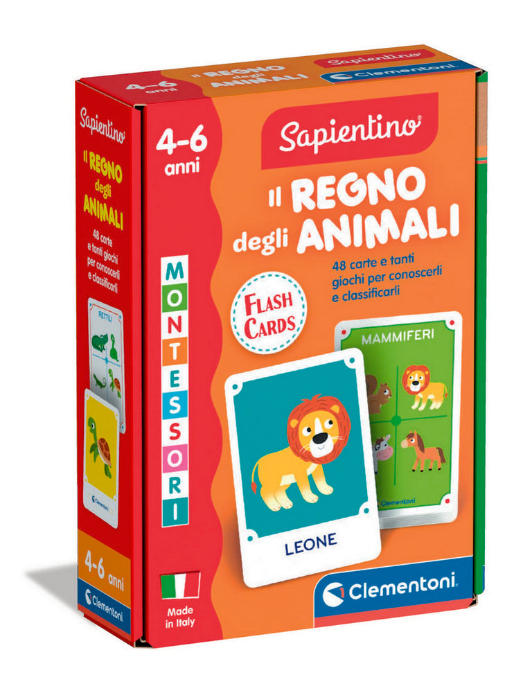 Montessori Flashcards Il Regno Degli Ani