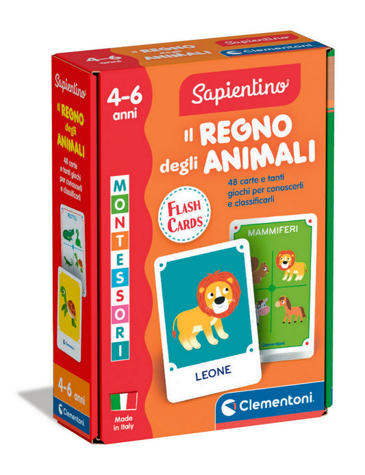 Montessori Flashcards Il Regno Degli Ani