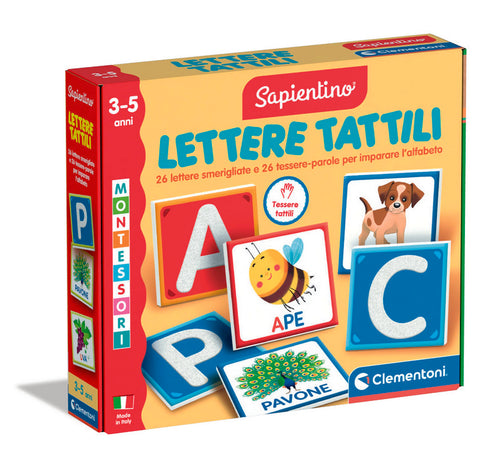 Montessori - Lettere Tattili
