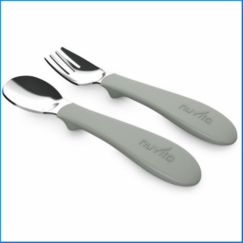 8472 Nuvita Set Posate Acciaio/sil. Sage