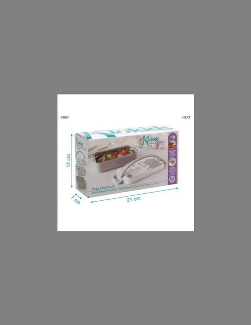 Caja Almuerzo 550ML Acciano Inossidabile
