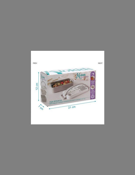 Caja Almuerzo 550ML Acciano Inossidabile
