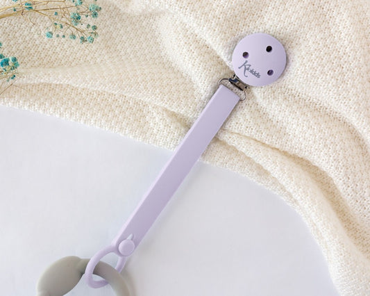 Clip Salvasucchietto Silicone Lavanda
