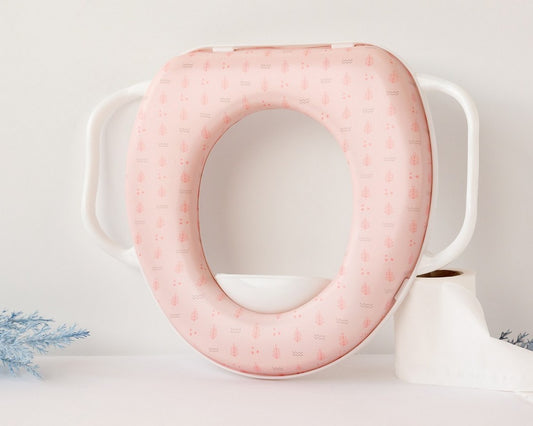 Tapp. Riduttore Wc Rosa con Maniglie