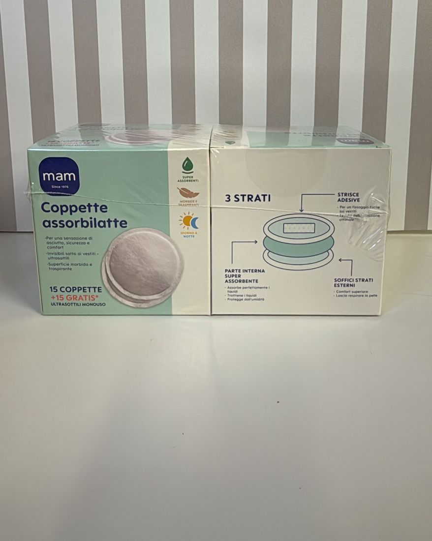 Coppette Assorbilatte 30+30 Pezzi