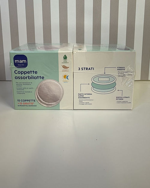 Coppette Assorbilatte 30+30 Pezzi
