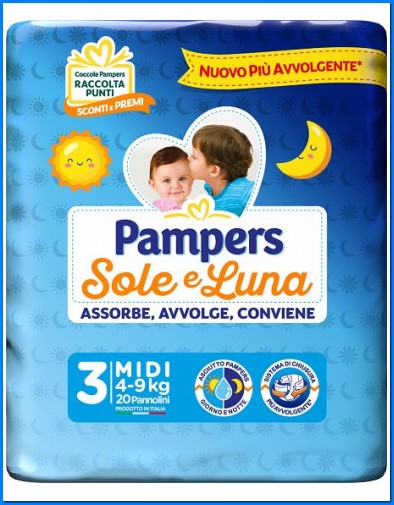 Pannolini Sole e Luna Midi 3 - KG.4-9 - Pz. 6