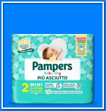 Pannolini Babydry Mini 2 - KG.3-5 - Pz. 6