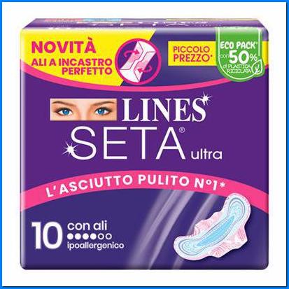 Assorbenti Lines Seta Ulyta Ali X 10