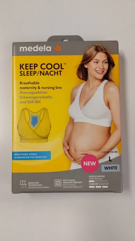 Reggiseno Keep Cool Notte Bianco L