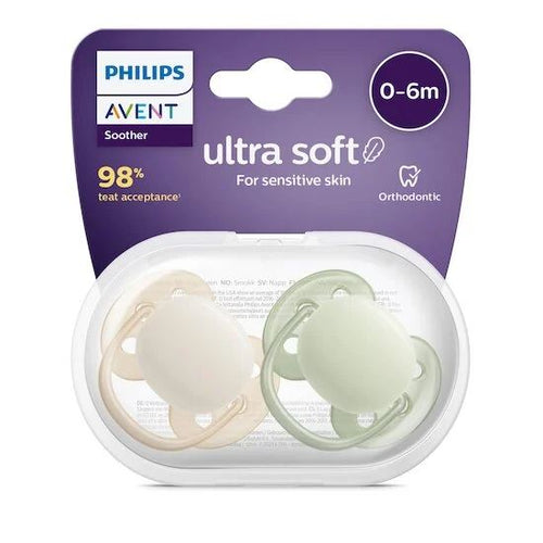 2 Succhietti Ultra Soft 0-6M Mixed