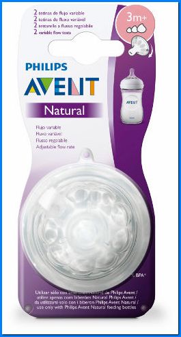 2 Tettarelle Natural Flusso Regolabile